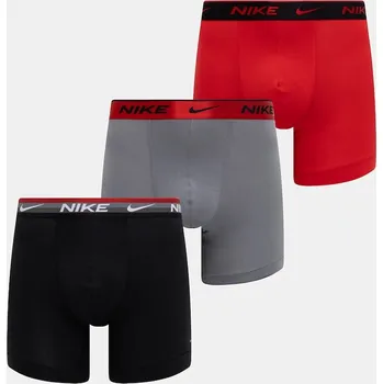 Boxerky Boxerky Nike 3-pack 0000KE1007.M červená 33X, vel. L