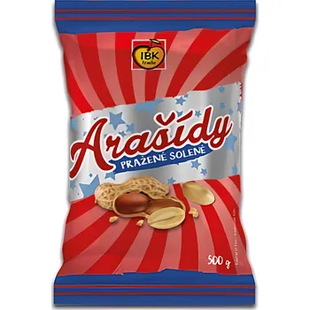 IBK trade Arašídy pražené solené 500g