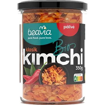 konzervovaná zelenina Beavia BIO Kimchi klasik pálivé 350g