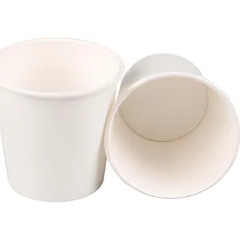 Jednorázové nádobí Niteola Papírový kelímek bílý (110 ml) 10ks
