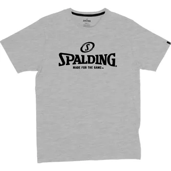 Pánské tričko Triko Spalding Essential Logo Tee 40221626-greymelange Velikost M