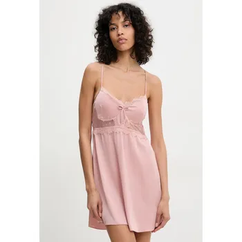 Dámská noční košile Noční košile Answear.LAB dámská, růžová barva, krajková pj3301.flk 30X, vel. L