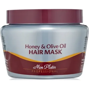 Mon Platin Honey & Olive Oil Maska na vlasy s medem a olivovým olejem - 500ml + dárek Staleks EXPERT 40 Minerálny pilník na nechty 100/180 zdarma