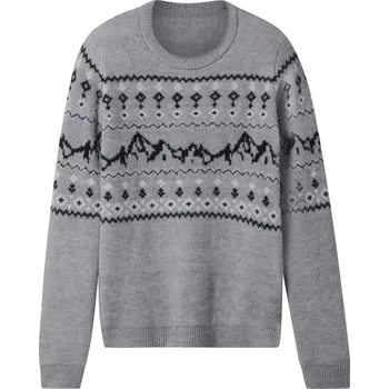 Dětská móda esmara® Chlapecký vánoční pletený svetr (šedá, 134/140)