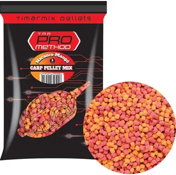 Návnadová surovina Timár Mix Pro Method Carp Pellet Mix 800 g 3 mm Varianta: Pomeranč - Mango (MX5614)