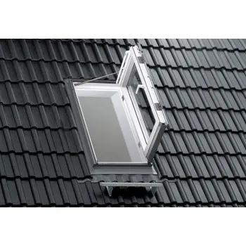 Okno Střešní výlez termoizolační FAKRO PWP U3 55 x 78, plast, bílý, 2sklo