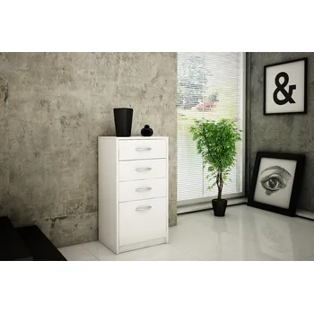 Nábytek CASARREDO ANES komoda 4S, bílá