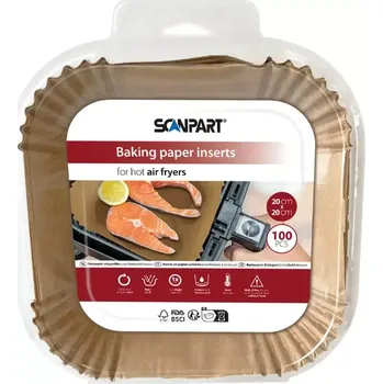 Sporák Scanpart Pečicí papír 20x20 cm 100 ks