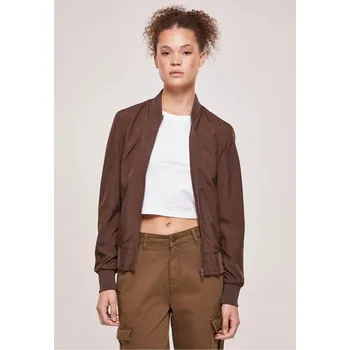 Dámský bomber Dámská bunda Light Bomber Jacket hnědá Urban Classics bílá | hnědá | kaki 2541742