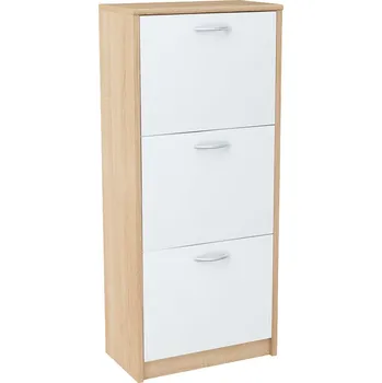 Nábytek CASARREDO VILMA botník 3K, dub sonoma/bílá