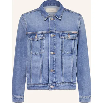 Dámské oblečení Calvin Klein Dívčí Džínová Bunda, tmavě modrá, 164