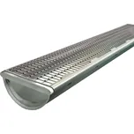 Gunnex Darifix lapač nečistot pro okapový žlab 173 x 1000 mm šedý