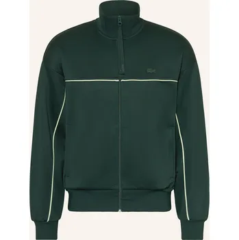 Pánská mikina Lacoste Pánská Tréninková Bunda, tmavě zelená / světle...