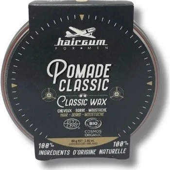 Péče o vousy HAIRGUM FOR MEN BIO Vosk na vlasy, vousy a knír 80 g