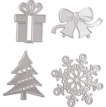 Vánoce dp Craft Vánoce 4ks - vyřezávací kovové šablony