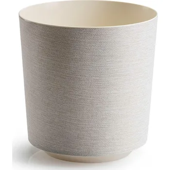 Květináč PLASTOVÝ KVĚTINÁČ ALOE TX 19,5X20 CM KRÉMOVÁ