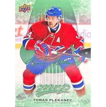 Karetní hra paralel karta TOMÁŠ PLEKANEC 16-17 MVP Green Script číslo 194