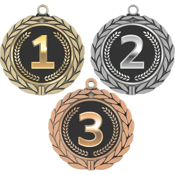 Medaile pořadí D8A-LAC002 Stuhu vyberte z naší nabídky.