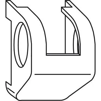 Okenní klika WINKHAUS krytka rohového ložiska ELK.ESVW.LS.WS,bílá,levá