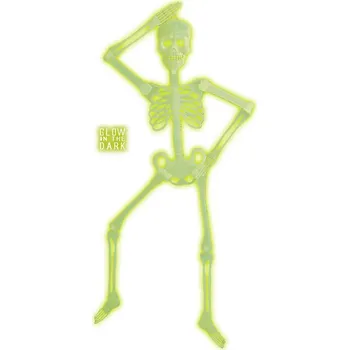 Karnevalový doplněk Kostra - fosforující - 92 cm