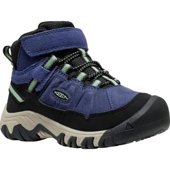 Chlapecká zimní obuv Dětské boty KEEN Targhee IV Mid WP - skipper blue/hemlock velikost nohy 39