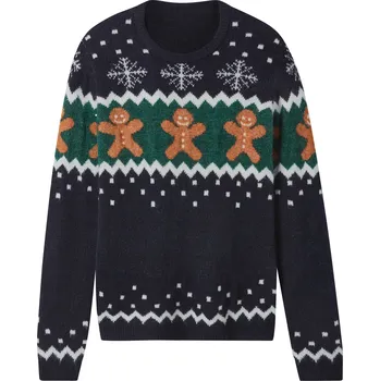 Chlapecké oblečení esmara® Chlapecký vánoční pletený svetr (modrá, 146/152)