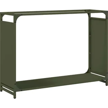 vidaXL Stojan na palivové dřevo antracit 90 x 28 x 65 cm