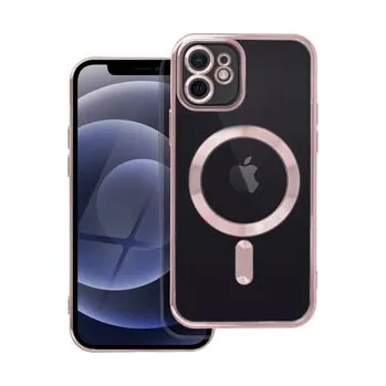 Pouzdro na mobilní telefon Kryt ELECTRO MAG COVER kompatibilní s MagSafe pro IPHONE 12 zlatý růžový - OEM + zdarma možnost vyzkoušet a vrátit zboží do 30 dní