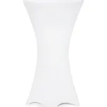 Detex Elastický ubrus na koktejlový stůl 70 cm bílý