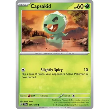 Karetní hra Capsakid 027/198 - Scarlet & Violet Typ karty: Reverse Holo