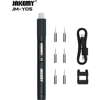 Šroubovák Aku šroubovák Jakemy JM-Y05, inteligentní precizní elektrický šroubovák + sada bitů 6ks