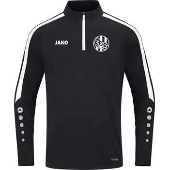 Pánské oblečení JAKO Mikina s krátkým zipem a logem FCHK vel. XXL, černá