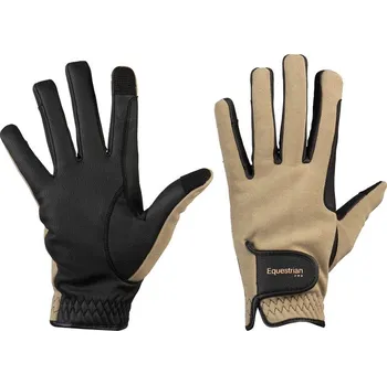 Jezdecké rukavice Zimní jezdecké rukavice Horka - Mocha Barva: růžová, Velikost: S