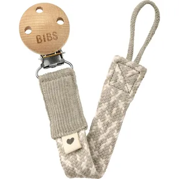 klip na dudlíky BIBS Paci Braid klip na dudlík / Sand + Ivory