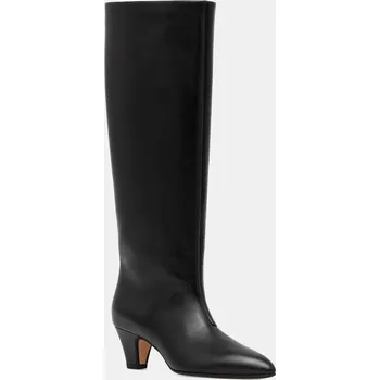 Dámské kozačky Kožené kozačky Bally ARVAL 55 WB5515.VT182.U901 černá 99X, EUR 37