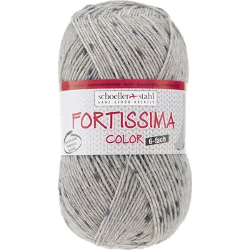Příze Schoeller Stahl Fortissima tweed 6-fach 0156 (Ponožková příze Fortissima tweed 6-fach)