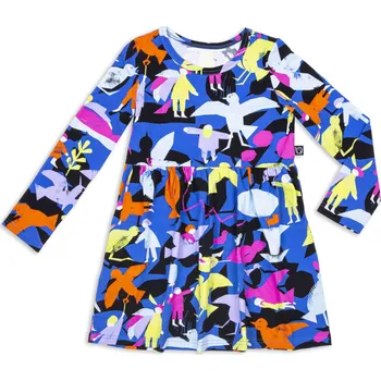 Dívčí šaty Wouki Dětské šaty Himawari - Magenta 128