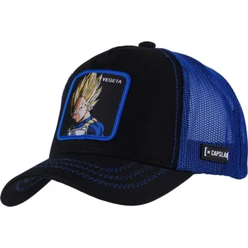 Kšiltovka Unisex Kšiltovka Vegeta CL-DBZ-1-VE3 Černá s modrou vzor - Dragon Ball černá s modrou uni