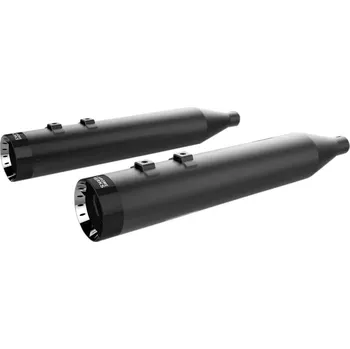 Výfuk pro motocykl Koncovky výfuku KHROME WERKS 4,5" HP PLUS SLIP-ON MUFFLERS pro HARLEY DAVIDSON FLRT/ FLHTCUTG rok 2017-2024 viz popis, barva černá/černé turbine billet zakončení