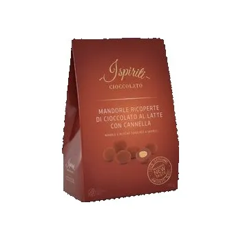 Čokoláda ISPIRITI Mandle v mléčné čokoládě se skořicí 120g