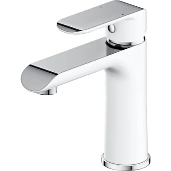 Vodovodní baterie Aplomo Sacramento nízká umyvadlová baterie, bílá