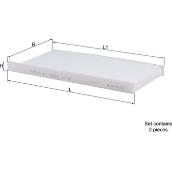 Ventilátor topení a klimatizace Filtr, vzduch v interiéru KNECHT LA 468/S