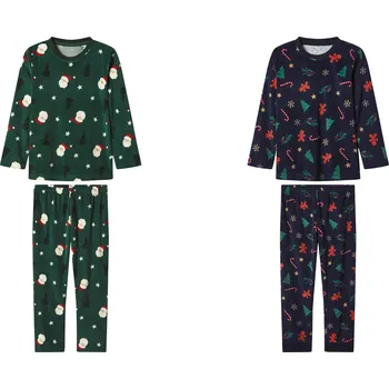 Chlapecké pyžamo lupilu® Chlapecké vánoční velurové pyžamo