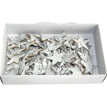 Vánoční dekorace Hvězda březová kůra A 4,5 cm