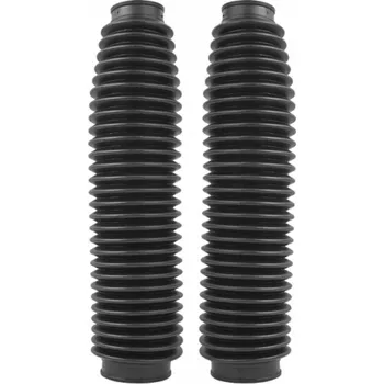 Chrániče vidlic Polisport – černá harmonika 42/60 mm | Prachovka černá