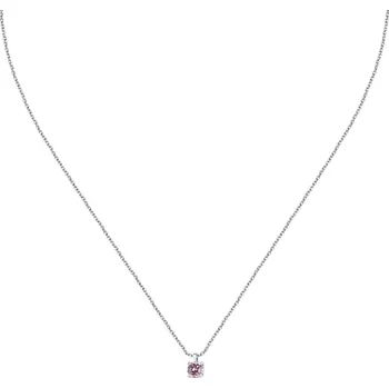 Náhrdelník La Petite Story Stříbrný náhrdelník s růžovým zirkonem Silver LPS10AWV10 + 2 měsíce na vrácení zboží