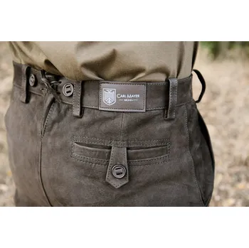 Pánské kalhoty Wildgame Kožené kalhoty Carl Mayer, vel.: 64, hnědé