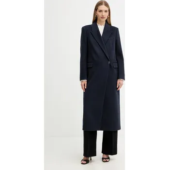 Dámský kabát Kašmírový kabát BOSS Callafy 50548726 námořnická modř 59X, vel. 34