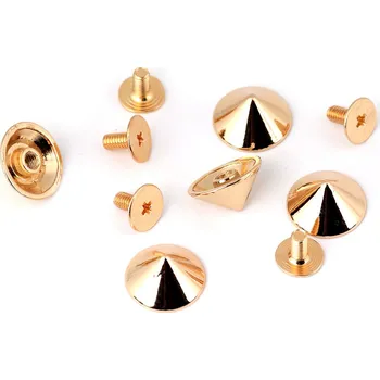 Nýt Ozdobný šroubovací hrot / nýt / nožičky na kabelky Ø13 mm Varianta: 2 růžové zlato, Balení: 5 pár