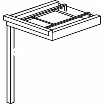 Psací stůl KROMO Stůl automatický rohový 90° 700 x 610 x 900 mm